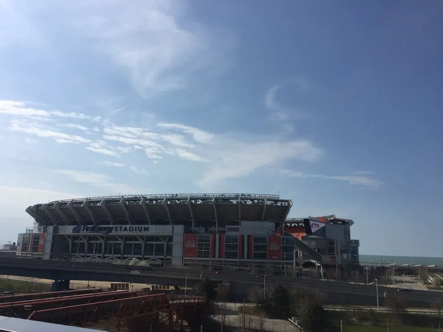 Cleveland Browns stadium exterior — photo from the small business law page